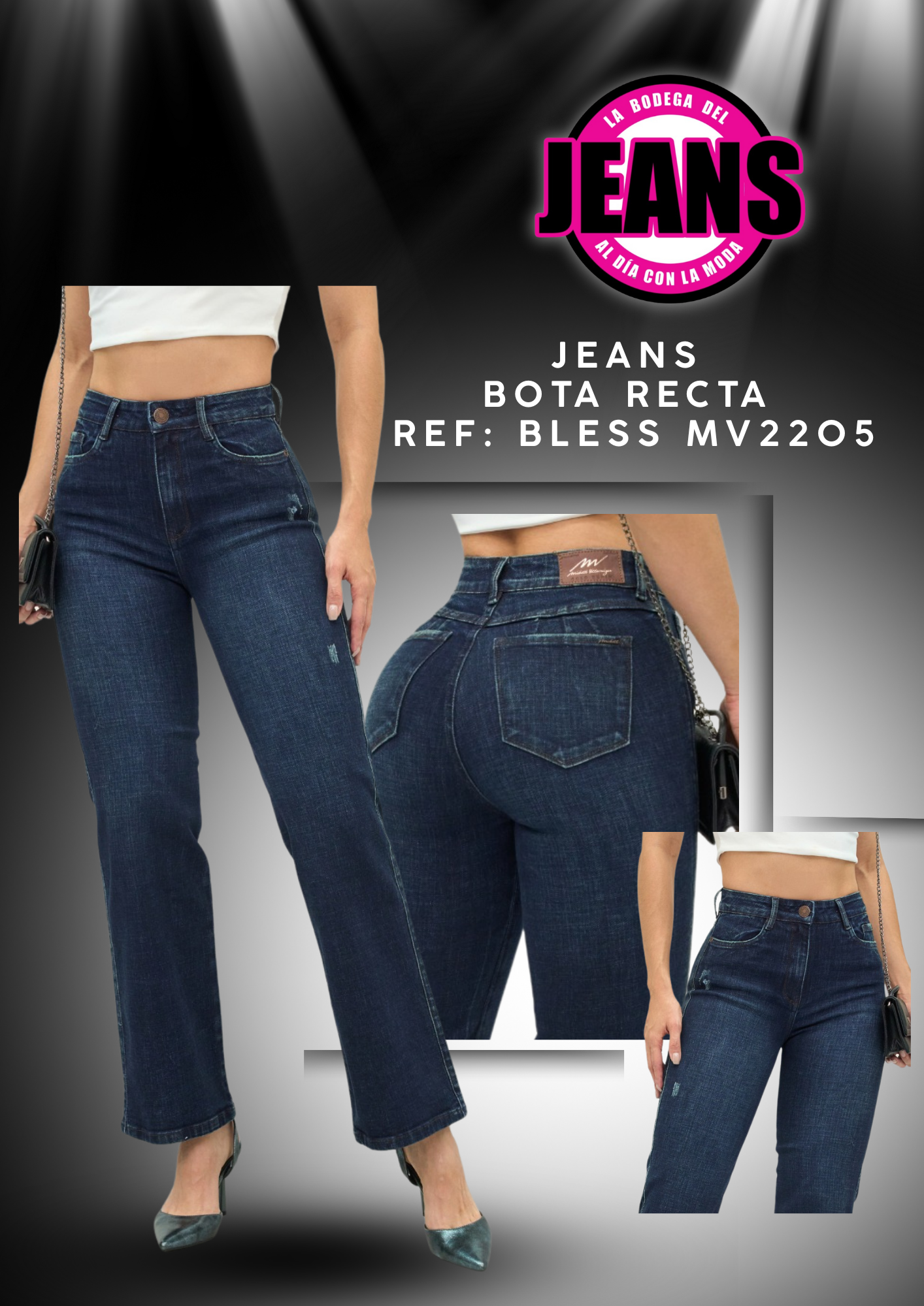 JEANS BOTA RECTA 2205