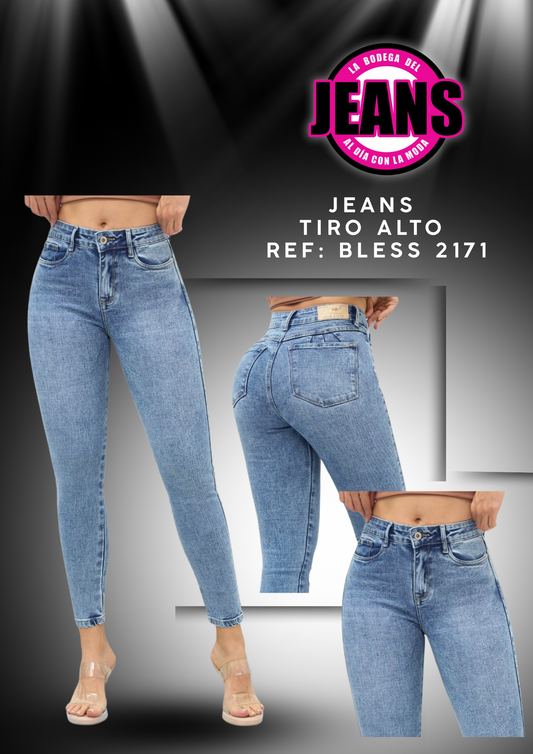 LINEA PLUS, JEANS SKINNY TIRO ALTO MV2171