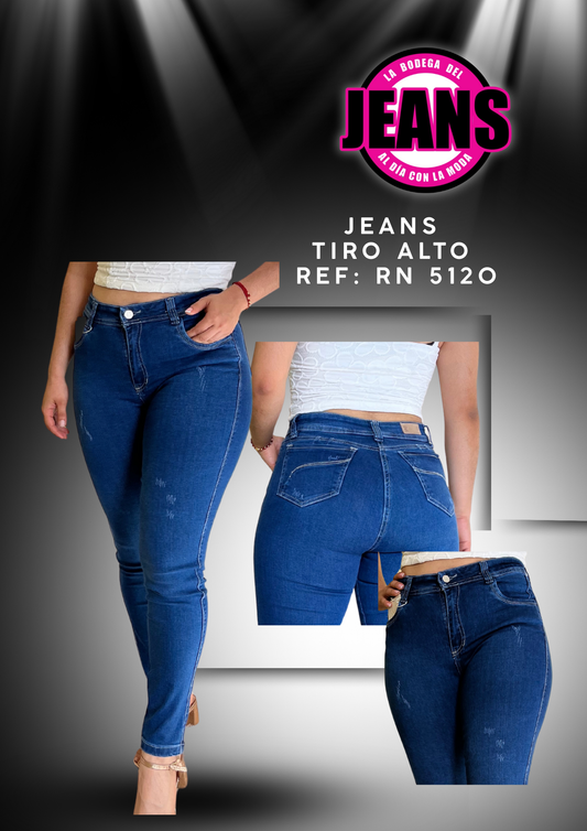 JEANS OCHENTERO, TIRO ALTO 5120