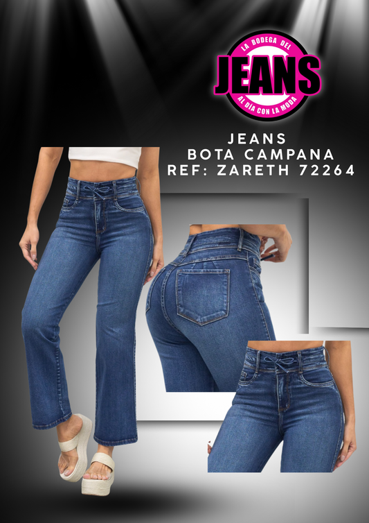 JEANS BOTA RECTA, TIRO ALTO 72264